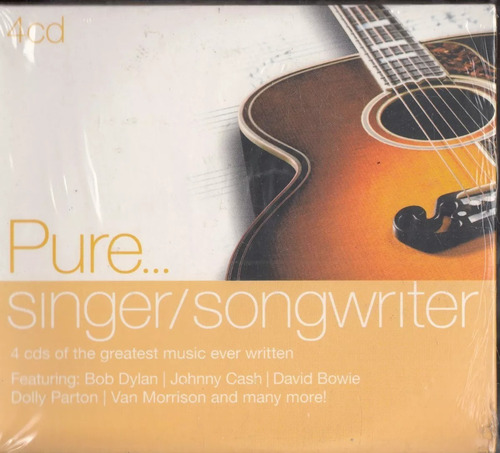 Pure. Singer / Songwriter. 4cd Original Nuevo. Qqb.