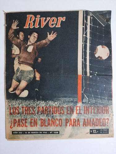 Revista River 1058 Cipolletti 0 River 8,liga Del Sur 0 Riv 2