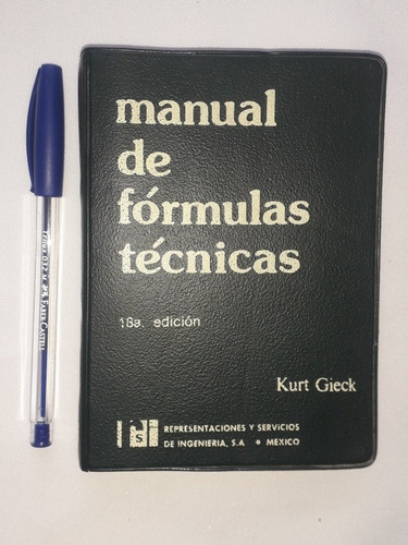 Manual De Formulas Tecnicas Kurt Gieck 18 Edicion 