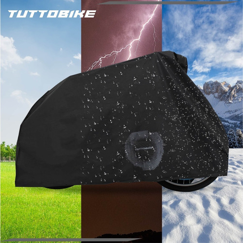 Imagen 4 de 9 de Funda Para Bicicleta Protectora Impermeable Tuttobike