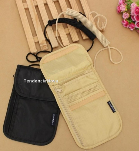 Imagen 1 de 6 de Canguro/bolso De Seguridad Para Viajes - Cuello