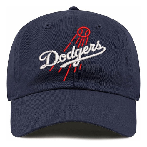 Gorro Jockey Visera Curva Los Angeles Dodgers Bordado