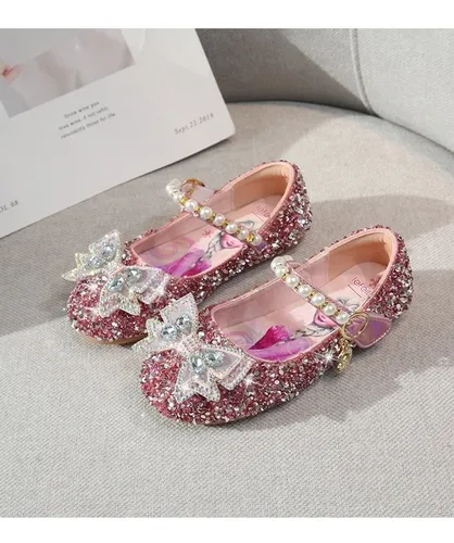 Sandalias De Baile De Lentejuelas De Princesa Para Niñas