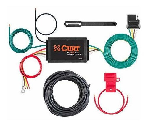 Curt 59190 Powered 3-a-2-wire Splice-in Luz Trasera Del Remo