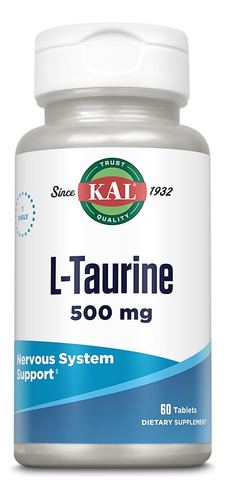 Kal L-taurine 60tabs