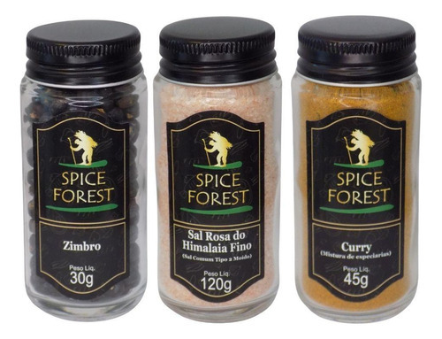 Zimbro Sal Rosa Do Himalaia E Curry - Spice Forest