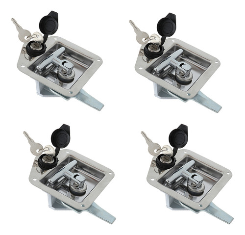 4 Piezas / Rv / Camper Bloqueo Plegable- Acero Inoxidable
