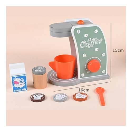 Cafetera De Madera Para Niños Con Forma De Casa De Juegos De