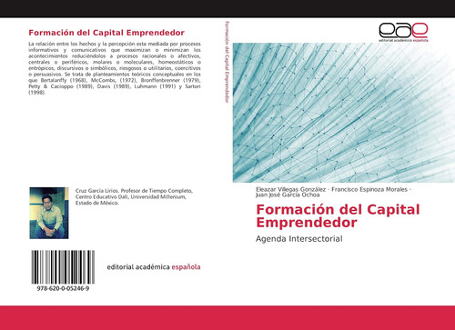 Libro: Formación Del Capital Emprendedor: Agenda (spanish