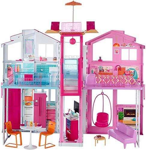 Barbie Pink Passport 3 Story Townhouse