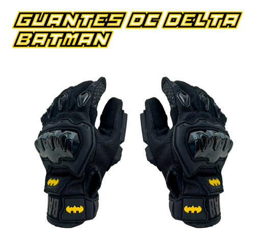 Guante Kov Dc Batman Delta Con Proteccion, Limpiador Y Touch