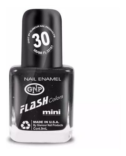 Esmalte De Uñas Americano Gnp Nro.30 Negro Nice