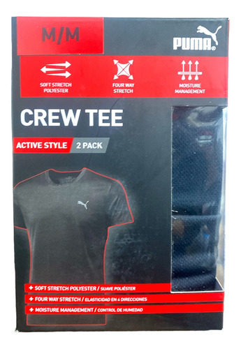 Pack De Dos Playeras Deportivas Puma Active Style