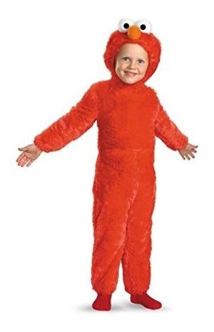 Disfraz Infantil Peludo De Elmo 3t/4t.