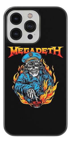 Case Funda Para iPhone Megadeath Rock Banda Musica Negro