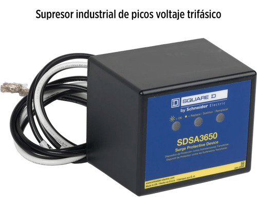 Supresor De Picos Trifásico Squared Industrial 600v