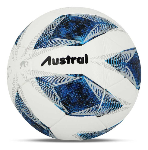 Austral Pelota Futbol Cancha Blanco-azul/dorado