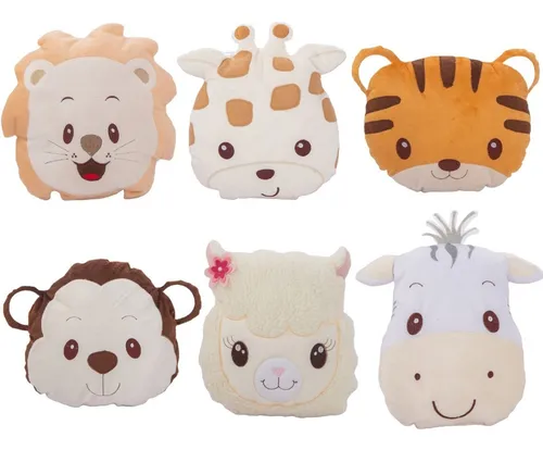 Almofadas Decorativas Infantil Bichinhos Safari