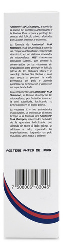 Aminoter Max Shampoo Anticaída Repara Y Protege 150ml