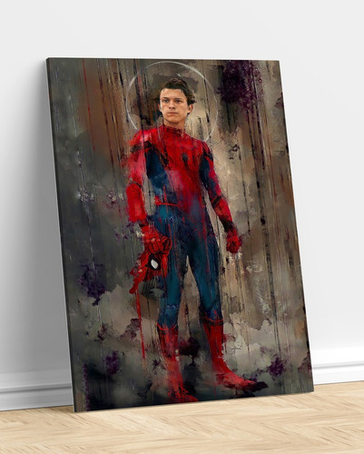 Spiderman Tom Holland Marvel Arte Cuadro Decorativo Moderno