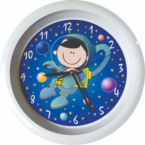 Reloj De Pared Niño Espacial