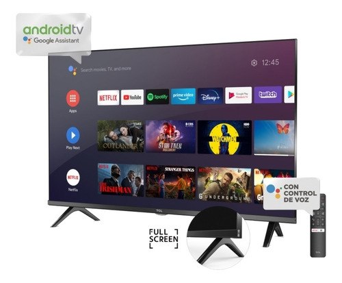 Imagen 7 de 9 de Smart Tv 32 Pulgadas Con Android Hd L32s65a Tcl