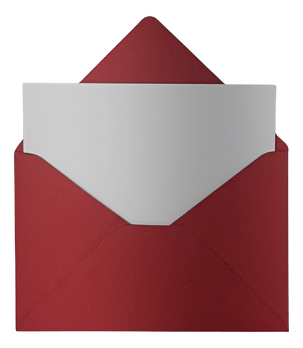 Envelope Visita 120 X 80 Premium + Cartão Branco 20 Unidades