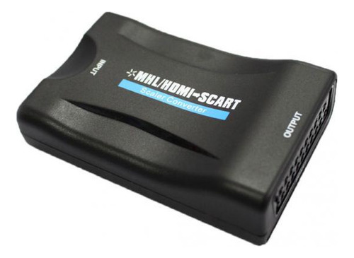 1080p Mhl A Scart Adaptador Convertidor De Audio Y Video