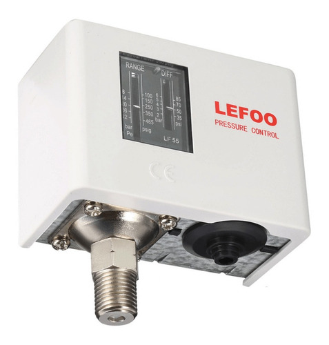 Pressostato Automático Lefoo Lf5532 Diferencial De 2 À 6 Bar