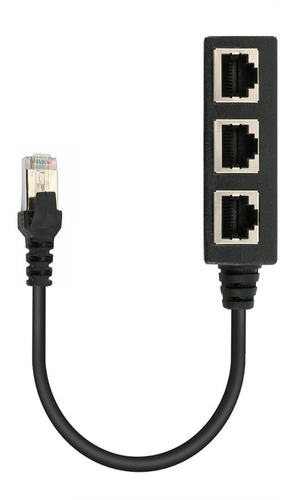 Divisor De Cable Ethernet Rj45 De 1 A 3 Adaptadores