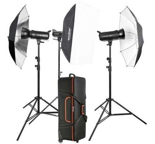 Godox Sk400ii 3-luces Estudio Flash Kit