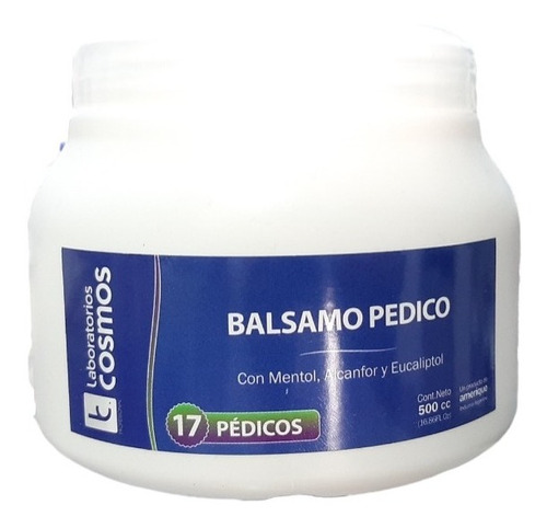 Balsamos Pédico Por 500gr - Laboratorios Cosmos