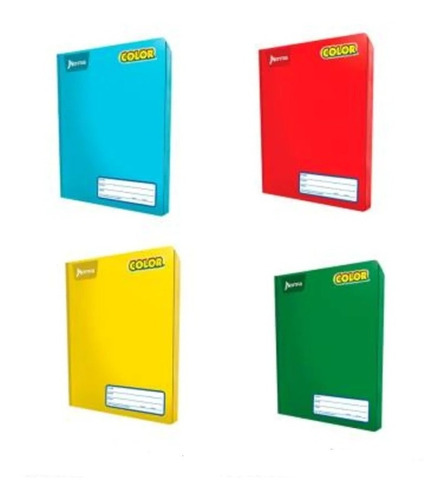 5 Cuadernos Norma Color Forma Francesa Cosido Cuadro Chico