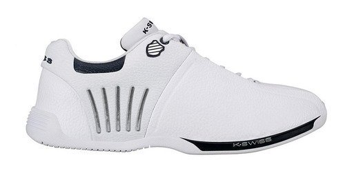 Imagen 2 de 4 de Tenis K-swiss Montrau Blanco - Marino Hombre 0f040-109