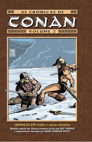As crônicas de Conan - volume 02, de Thomas, Roy. Editora Edições Mythos Eireli, capa dura em português, 2018