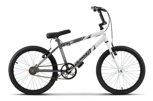 Bicicleta  urbana Ultra Bikes Bike Aro 20 Bicolor freios v-brakes cor cinza-fosco/branco