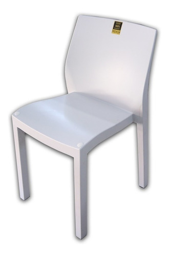 Silla Paris Mascardi  Blanca Plastico Apilable