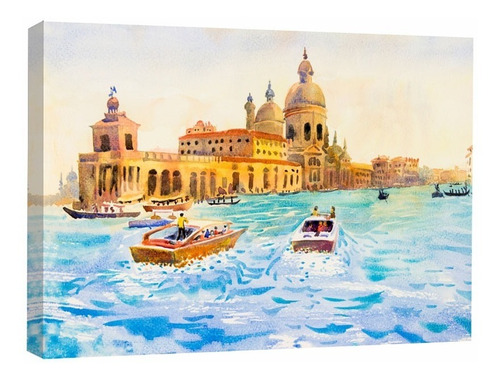 Cuadro Decorativo Canvas Lago Venecia 40x60 Cm