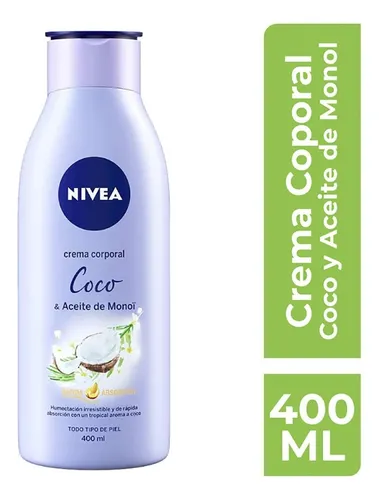 comprar Crema Nivea Senses Humectante Coco Y Aceite De Monoï 400 Ml