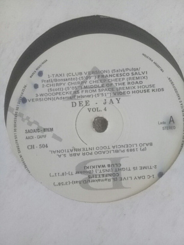 Dee Jay Vol 8 Vinilo Compilado 1989