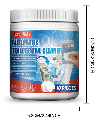 Comprimidos De Limpeza Para Remover Manchas De Banheiro Odor