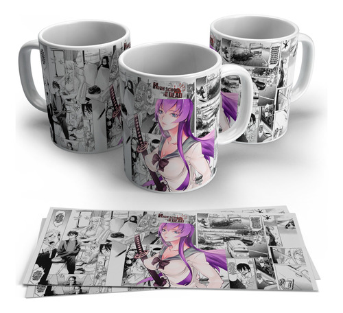 Highschool Of The Dead Taza Anime Personalizada Mod10