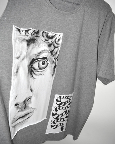 Imagen 5 de 6 de Remera Poison Parches Oversize Rustico Vaporwave Caustico