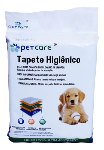 Tapete Higiênico Para Cães 80x58 30 Unidades Pet Care