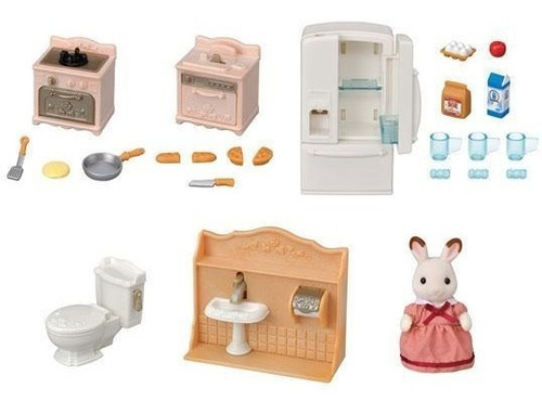 Juego De Muebles 5449 Sylvanian Families Hopetoys