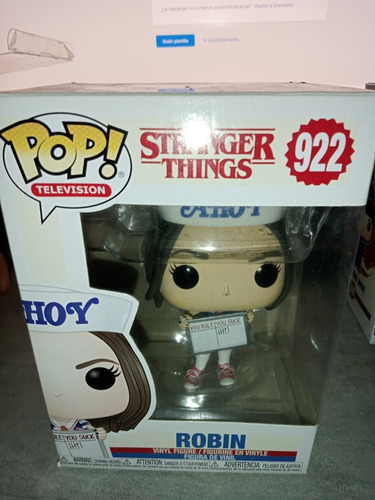 Imagen 2 de 9 de Funko Pop Stranger Things - Robin 922 En Caja