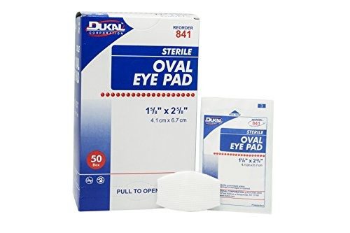 Dukal 841b Eye Pad,, Paquete Estériles A Granel, 1-5 / 8  X 