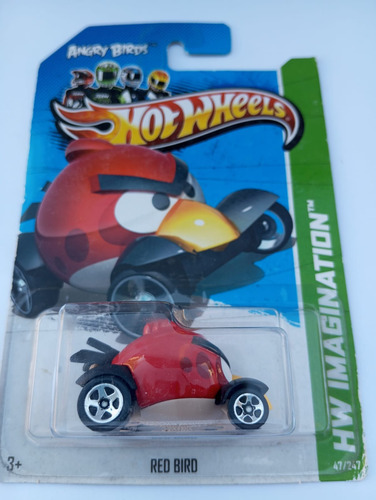 Hot Wheels Angry Birds Red Bird 2012 Rojo Hw Imagination