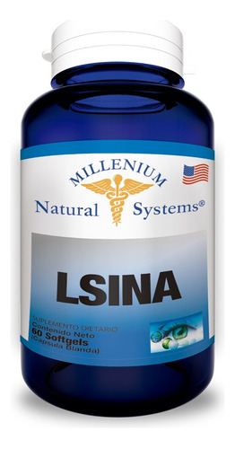 Lisina 60 Softgel Natural Systems - Unidad a $798