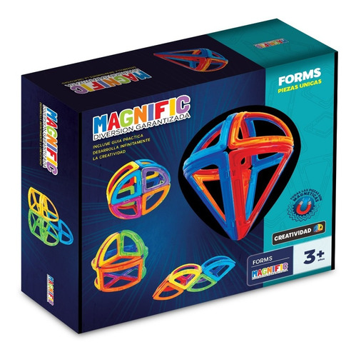 Bloques Imantados Magnific Forms Piezas Unicas Juego Juguete